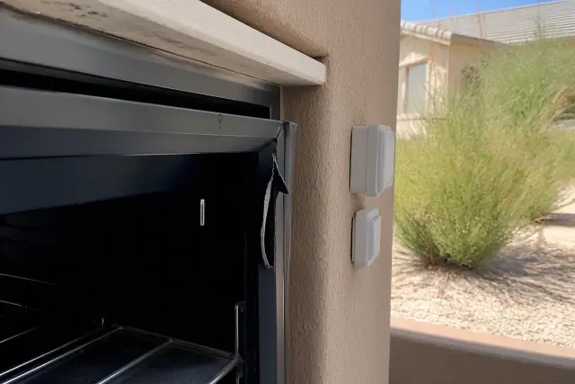 Torn door gasket leaking heat on a kitchen appliance in a Phoenix, AZ home.