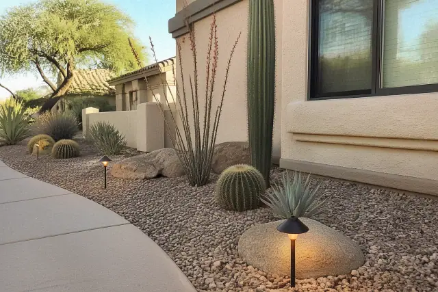 New recessed lighting housing and wiring installed in a residential ceiling in Phoenix, AZ.
