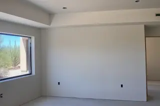 Smooth, finished drywall surface ready for primer in a Phoenix, AZ home.