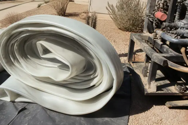 Completed cured-in-place pipe lining inside a sewer line at a jobsite in Phoenix, AZ.